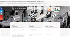 Desktop Screenshot of exarindustries.com